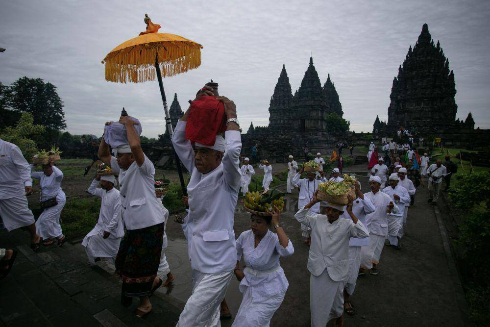 Ilustrasi umat Hindu di Indonesia (ANTARA FOTO/Hendra Nurdiyansyah)