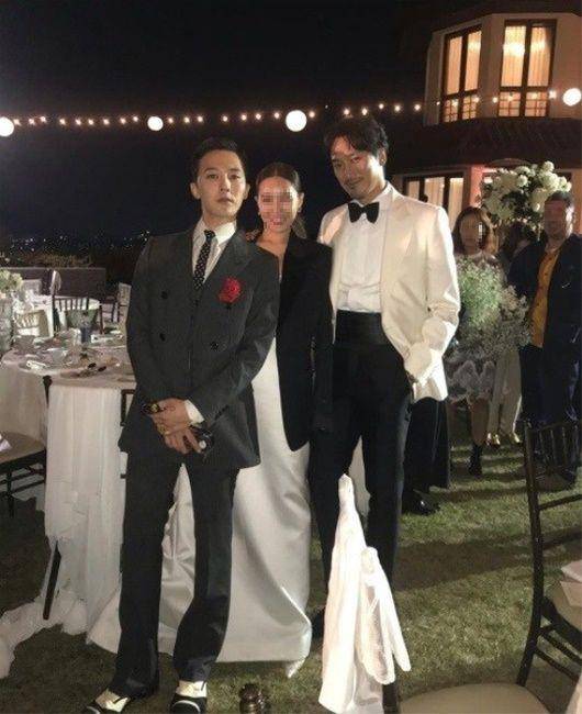 Kim Min Jun bersama Kwon Da Mi dan G-Dragon (instagram.com/moonbangno1)
