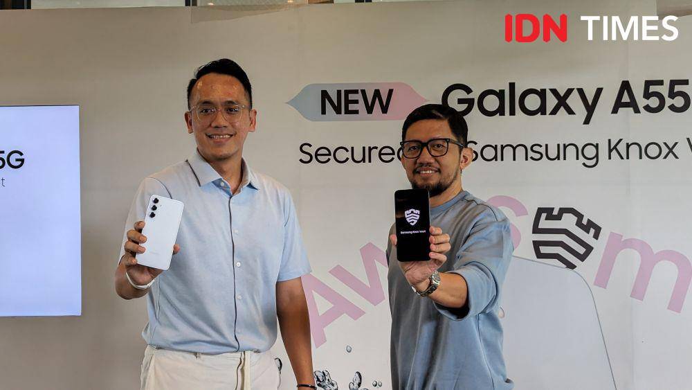 Peluncuran Samsung Galaxy A55 5G dan Galaxy A35 5G (IDN Times/Misrohatun)