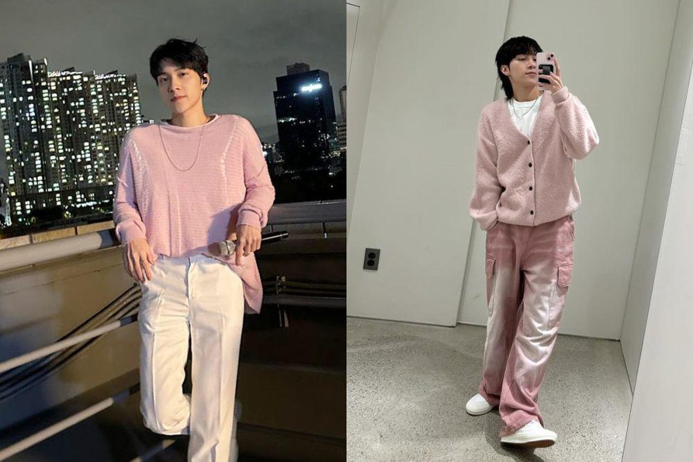 7 Inspirasi OOTD Nuansa Pink ala Hendery WayV, Fresh dan Stylish!