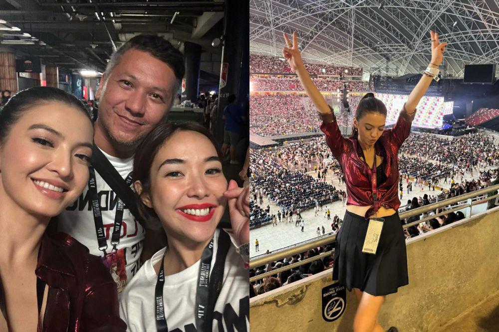7 Potret Raline Shah Nonton Konser Taylor Swift, Bertemu Gading-Gisel!