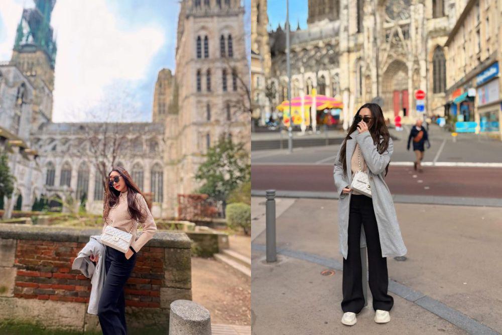 7 Potret Aura Kasih di Prancis, Berkunjung ke Rouen Cathedral!