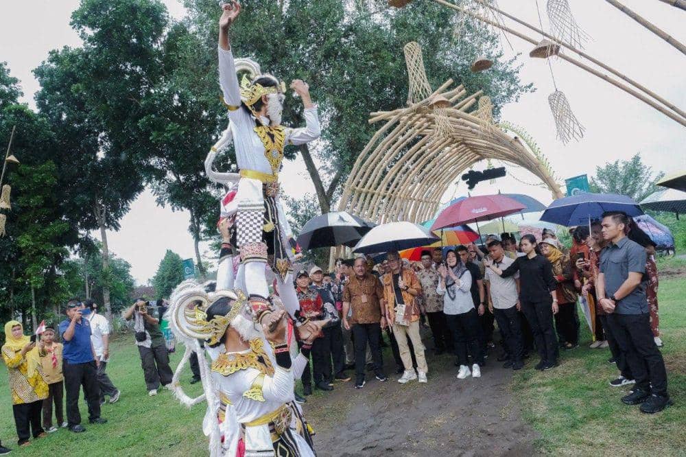 Peluncuran ADWI 2024, di Desa Wisata Bugisan, Prambanan, Klaten. (Dok. Istimewa)