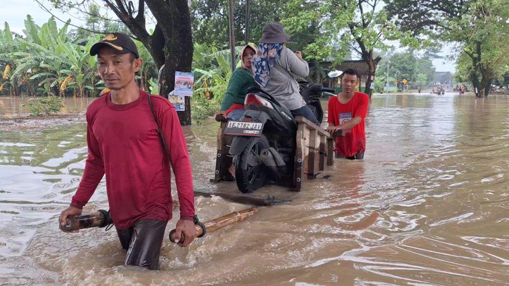 Bengawan Madiun Meluap, 5 Kecamatan di Ngawi Terendam