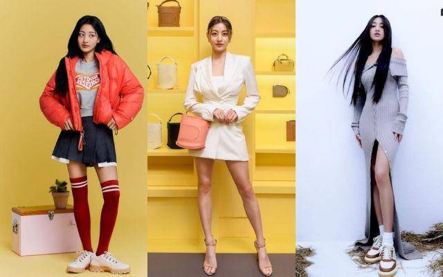 OOTD dress dan rok ala Jihyo TWICE (instagram.com/_zyozyo)