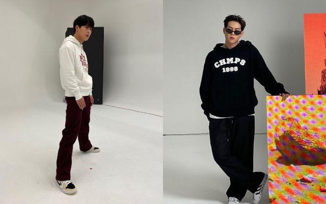 7 Inspirasi Outfit Pakai Hoodie ala Joohoney MONSTA X, Super Simple!
