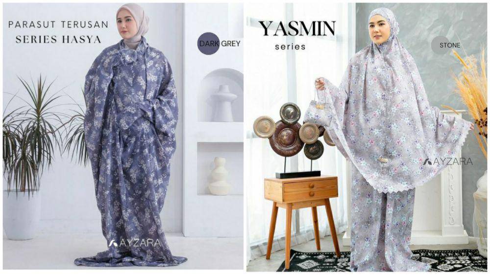 Rekomendasi brand mukena lokal berkualitas (instagram.com/ayzara.co)