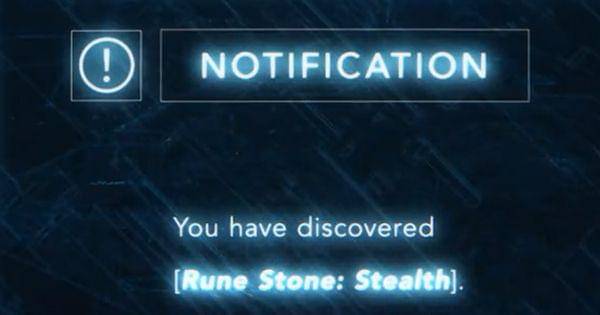 Sistem memberitahu Jin-Woo mendapatkan batu rune Stealth( Dok. A-1 Pictures / Solo Leveling )