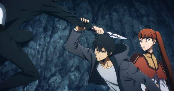 Jin-Woo menyelamatkan Joohee dari serangan Kang Taeshik ( Dok. A-1 Pictures / Solo Leveling )