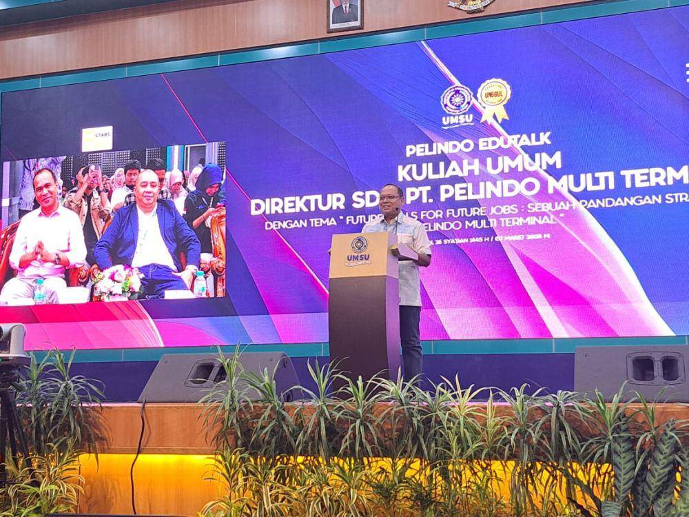 Pelindo Edutalks di Kampus UMSU (Dok. IDN Times)