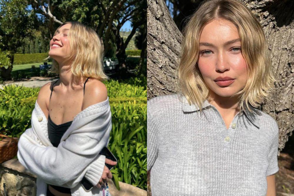7 Potret Gigi Hadid Pamer Gaya Rambut Baru, Makin Pendek Makin Fresh!