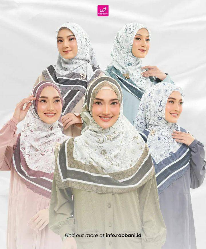 Rekomendasi brand hijab lokal berkualitas (instagram.com/rabbaniprofesorkerudung)