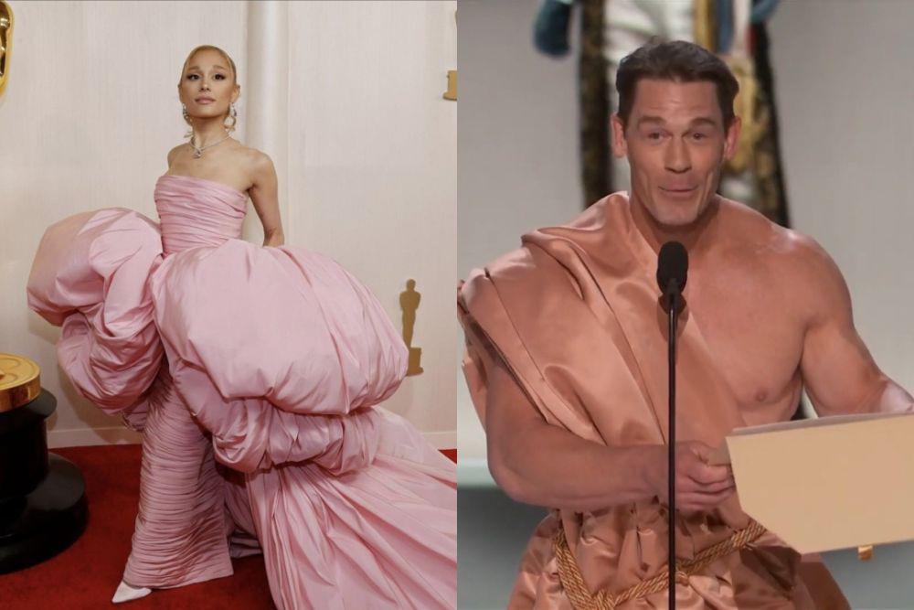 10 Gaya Unik Artis di Oscars 2024, John Cena Paling Bikin Salfok!