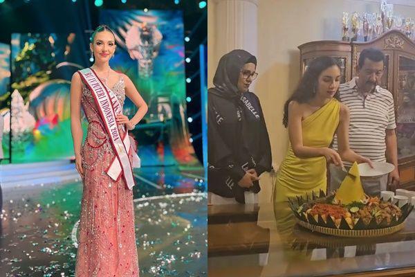 7 Potret Syukuran Adik Tsania Marwa Jadi Runner Up IV Puteri Indonesia