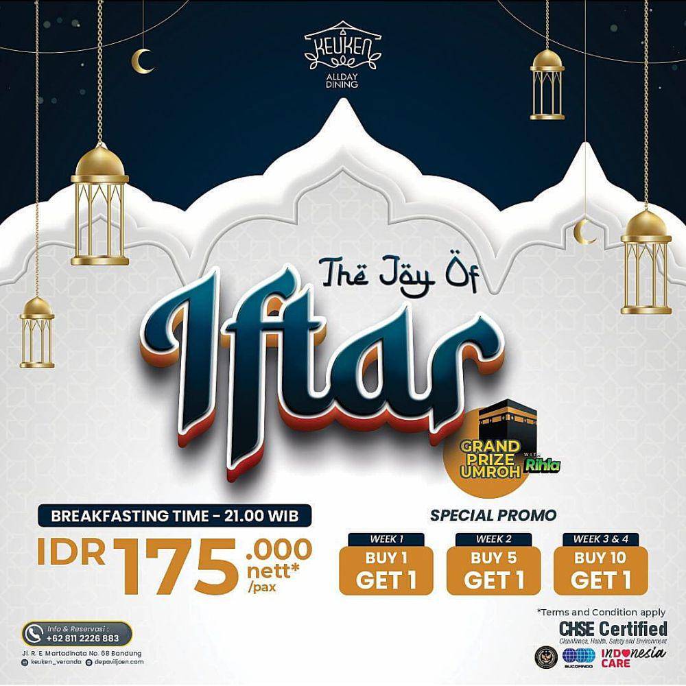 promo bukber De Paviljoen Bandung (instagram.com/depaviljoenbandung)