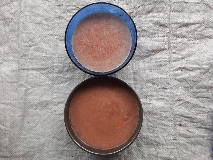 ilustrasi jelly susu kulit buah naga (dok. pribadi/Fatma Roisatin N.)