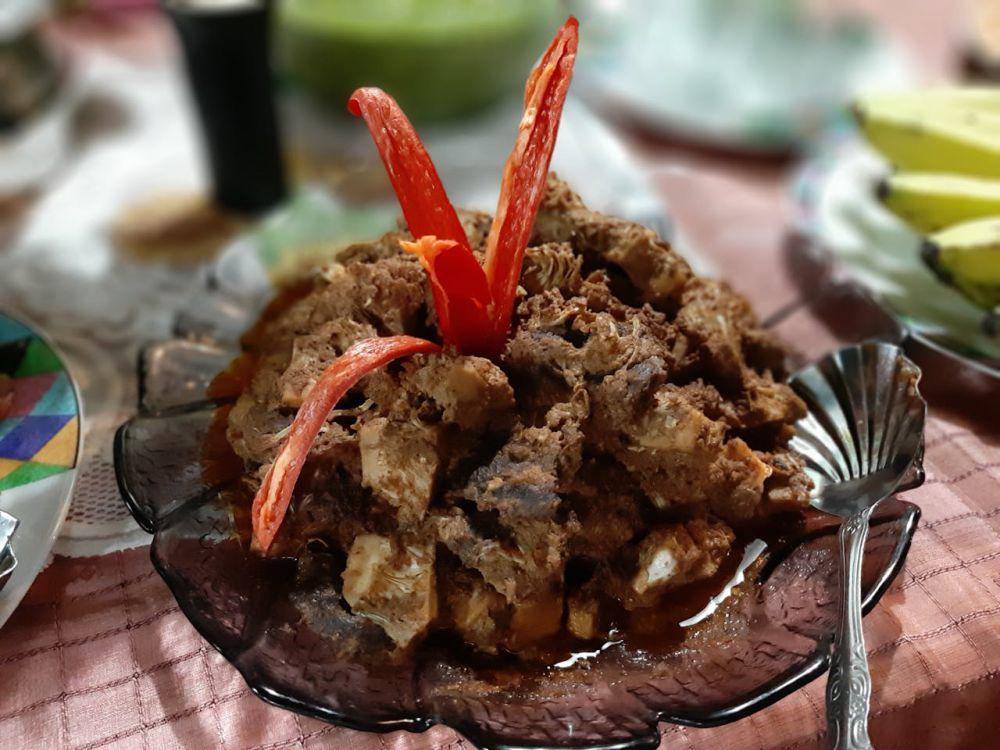 ilustrasi rendang nangka (pexels.com/david yohanes)