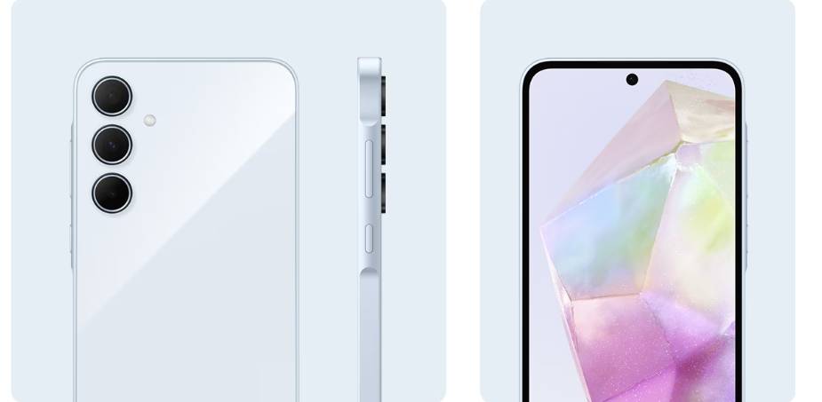 ilustrasi desain Key Island di Samsung Galaxy A35 5G (samsung.com)