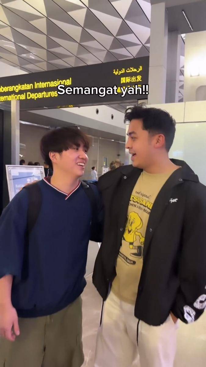 potret Jerome antar otsuka ke bandara (instagram.com/jeromepolin)