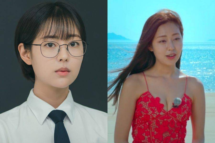 Shin Seul Ki di Pyramid Game vs Single's Inferno 2 (instagram.com/tving.official | dok. Netflix/Single's Inferno 2)