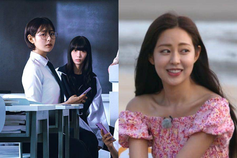Shin Seul Ki di Pyramid Game vs Single's Inferno 2 (instagram.com/tving.official | dok. Netflix/Single's Inferno 2)
