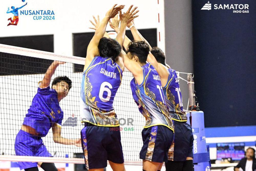 Surabaya Flame Tembus Final Four Voli Putra Nusantara Cup 2024