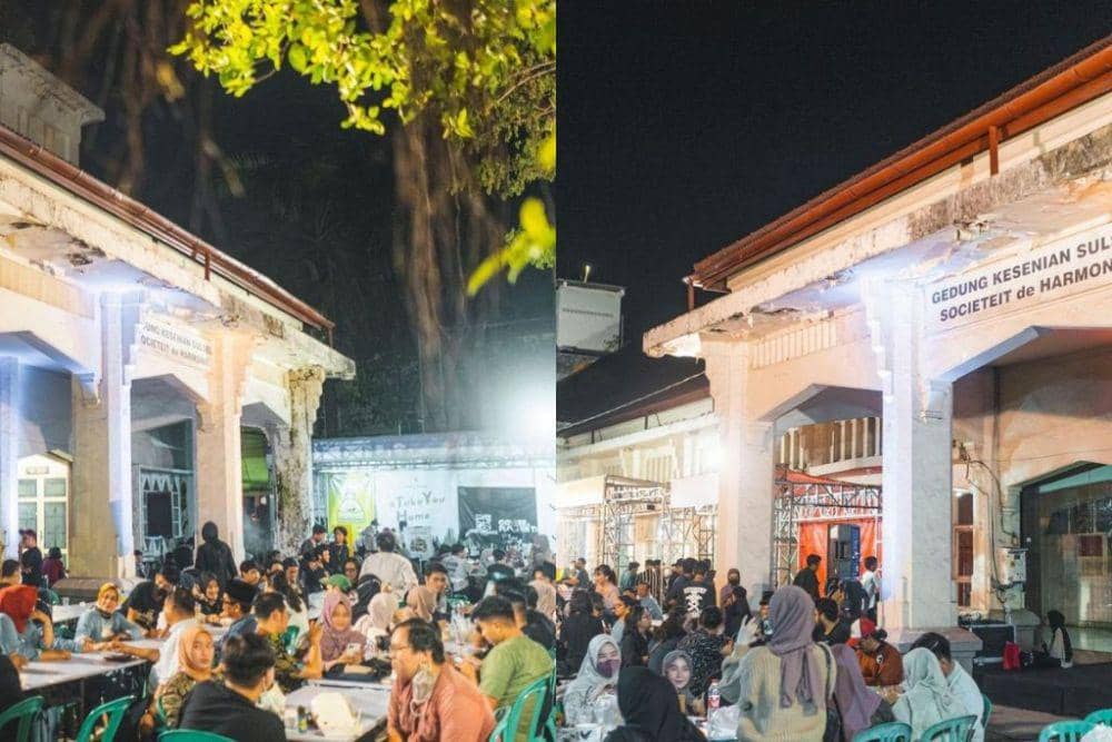 Suasana acara "Ramadhan Favorit" yang digelar oleh Prolog Ecosystem di Gedung Kesenian Sulsel Societeit de Harmonie pada tahun 2022. (Dok. Prolog Ecosystem)