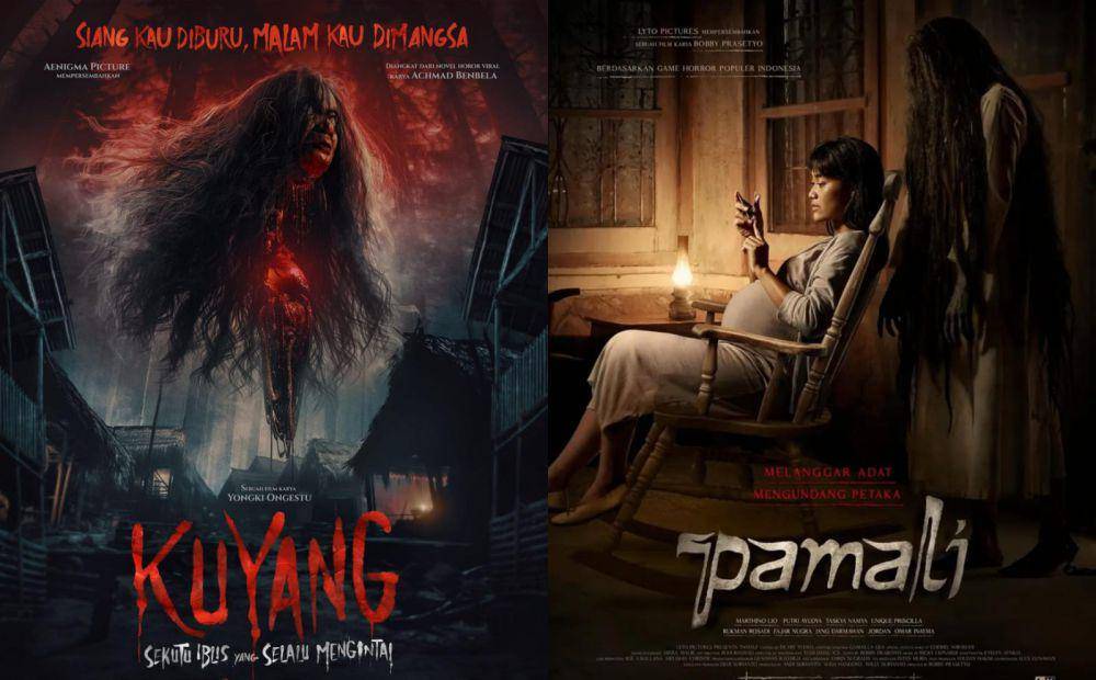 Film horor tentang pindah dari kota ke desa (dok. Visinema Pictures / Kuyang: Sekutu Iblis yang Selalu Mengintai | dok. Lyto Pictures / Pamali)