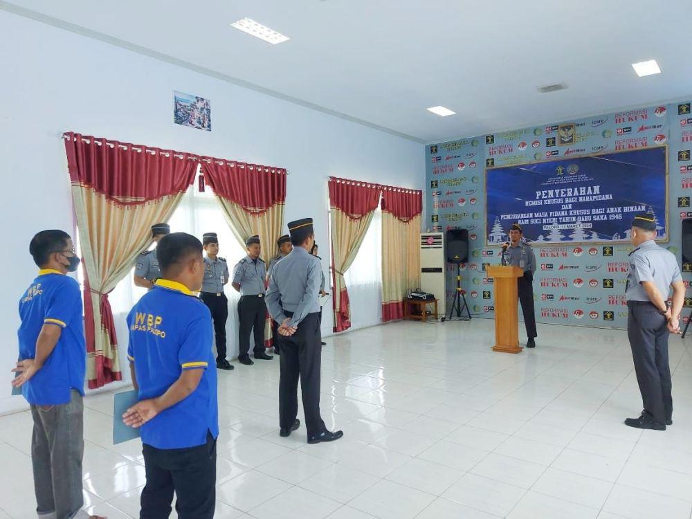 34 Narapidana di Sulsel Dapat Remisi Khusus Hari Raya Nyepi