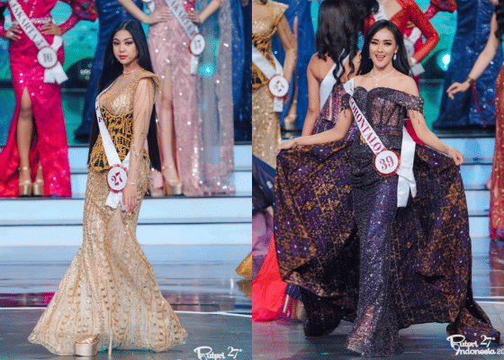 10 Gaun Malam Wakil Sulawesi dan Nustra di Final Puteri Indonesia 2024