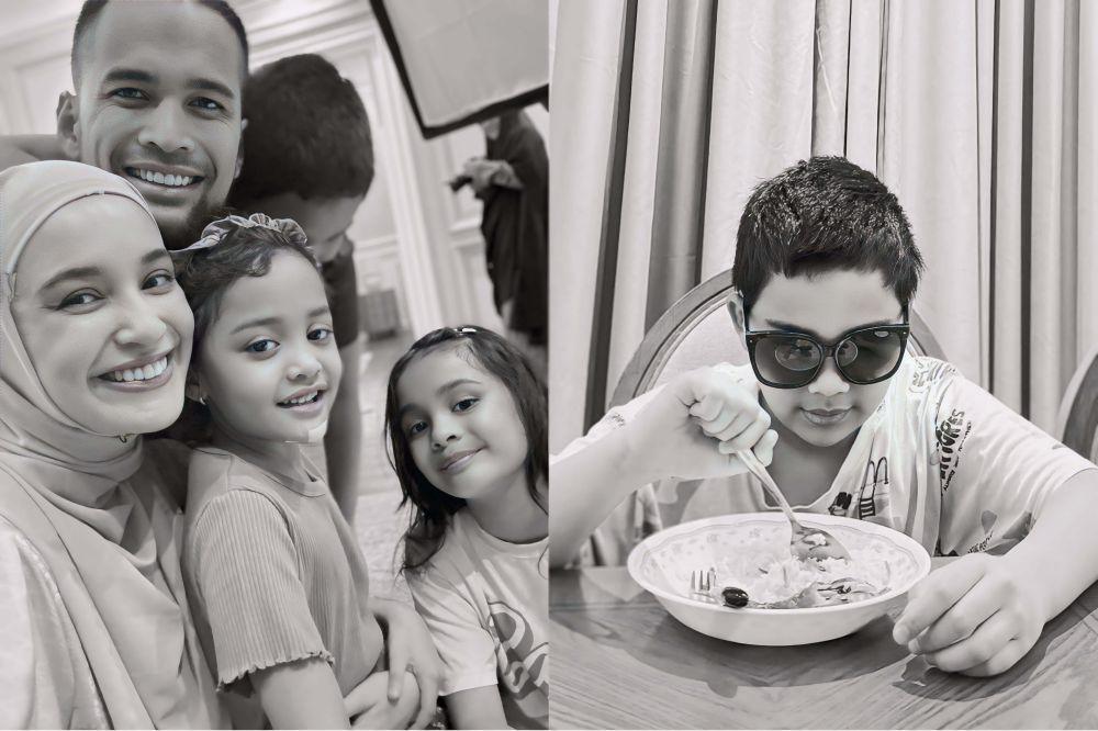 8 Potret Manis Ramadan Day One ala Keluarga Shireen Sungkar dan Wisnu