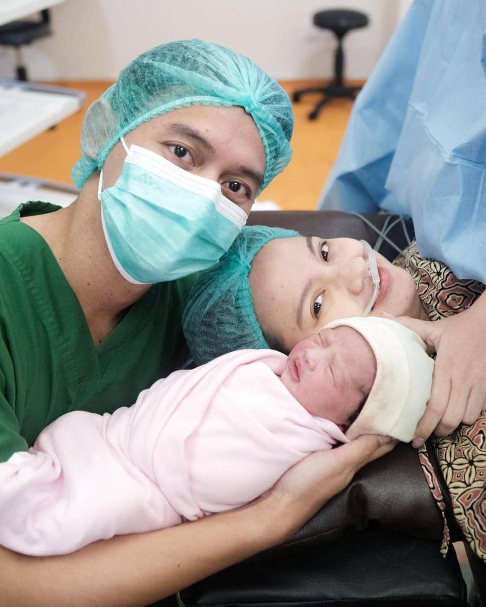 momen Sabrina Anggraini melahirkan anak pertama (instagram.com/sabrinaanggraini)