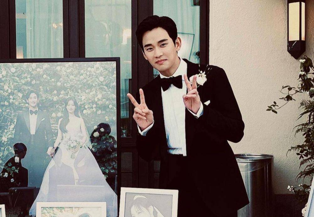 potret Kim Soo Hyun di balik layar drama Queen of Tears (instagram.com/soohyun_k216)