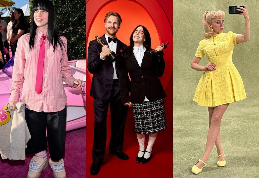 17 Style Fashion Nyentrik Billie Eilish, ala Barbie hingga SWAG