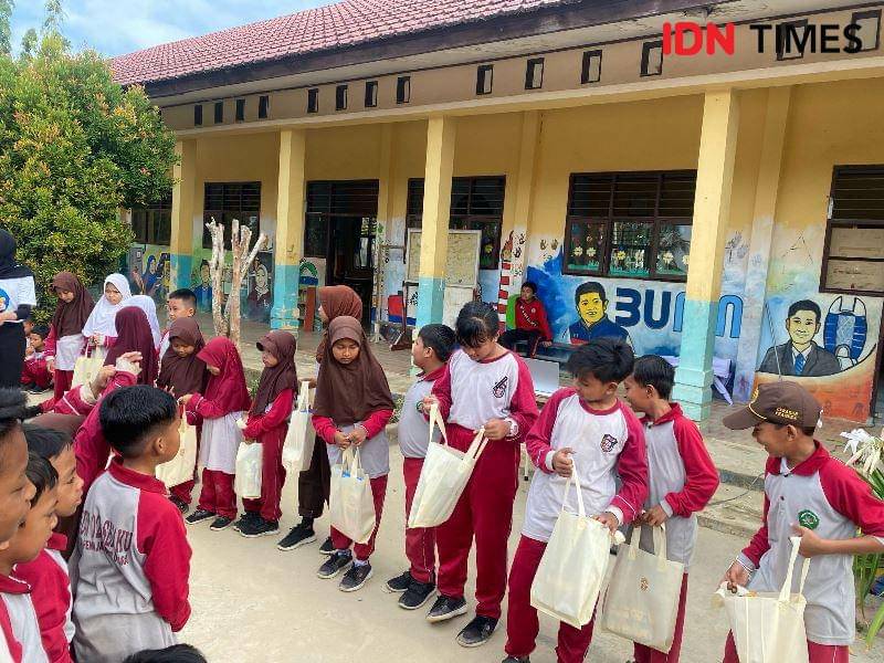 Pelajar SD di wilayah IKN (IDN Times/Ervan)