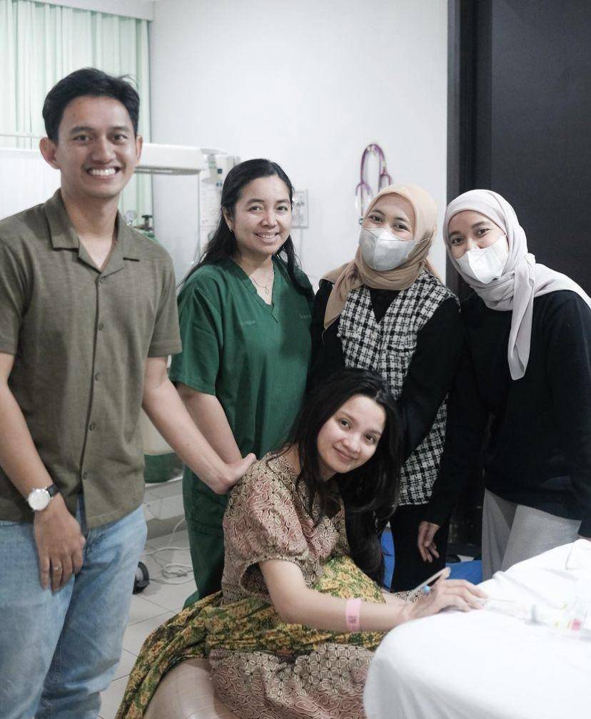 potret perjuangan Sabrina Anggraini, istri Belva Devara, melahirkan anak pertama (Instagram.com/sabrinaanggraini)