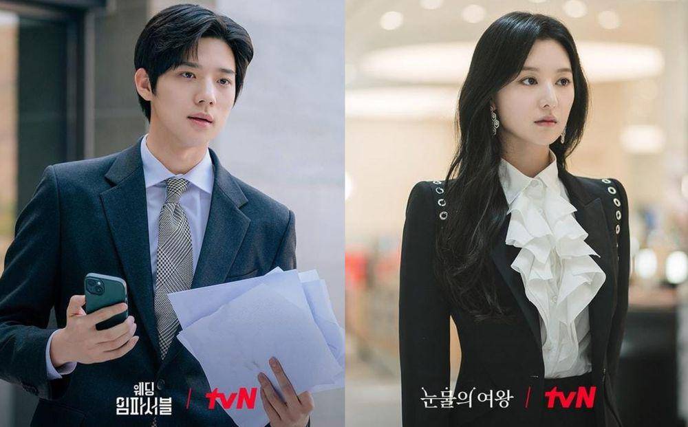 Moon Sang Min di drama Wedding Impossible (instagram.com/tvn_drama) | Kim Ji Won di drama Queen of Tears (instagram.com/tvn_drama)