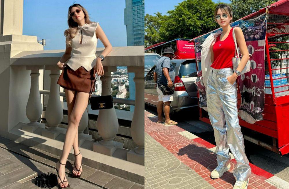 10 Ide Outfit Sleeveless ala Archita Siri, Kasual hingga Sosialita!