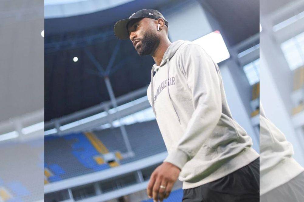 Bek PSM Makassar, Yuran Fernandes, sesaat sebelum laga pekan ke-25 BRI Liga 1 2023/24 melawan Bali United yang berlangsung di Stadion Batakan Balikpapan, 24 Februari 2024. (Instagram.com/psm_makassar)