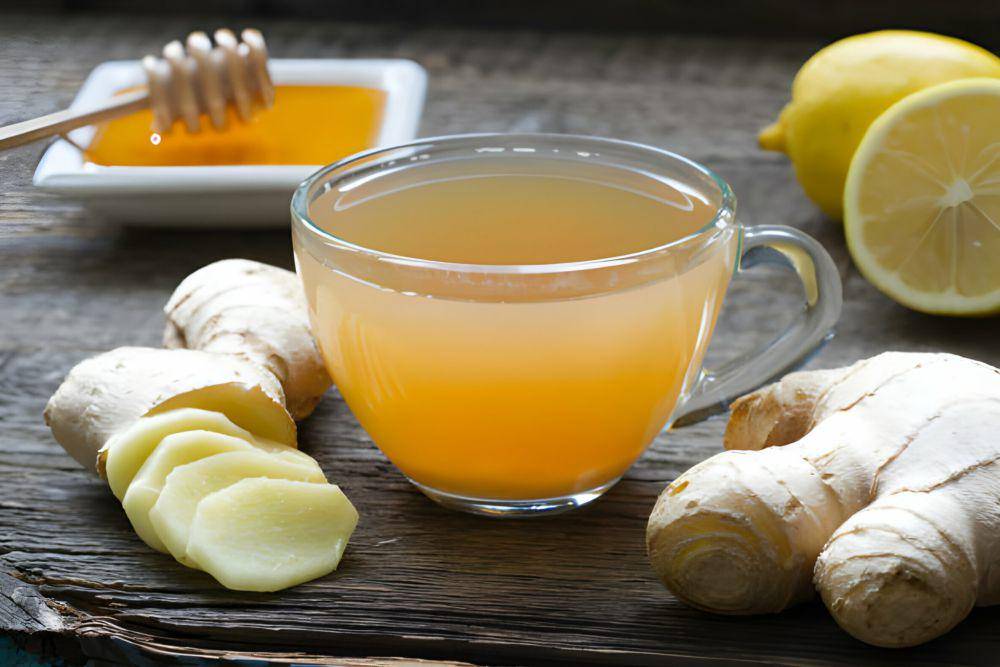 ilustrasi teh jahe (istockphoto.com/udra)