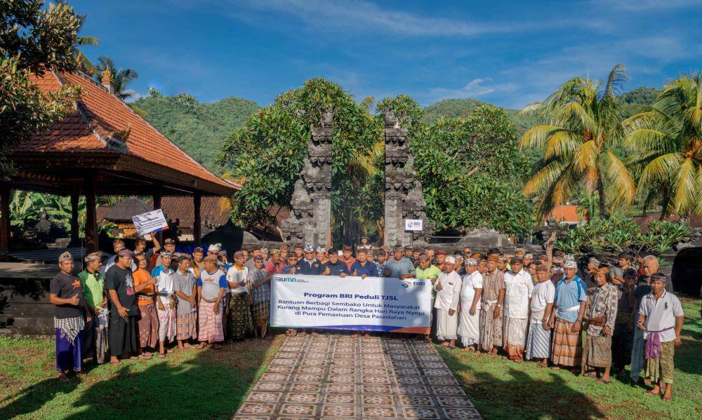 BRI Gelontorkan Bantuan di Desa Adat Bali Selama Nyepi