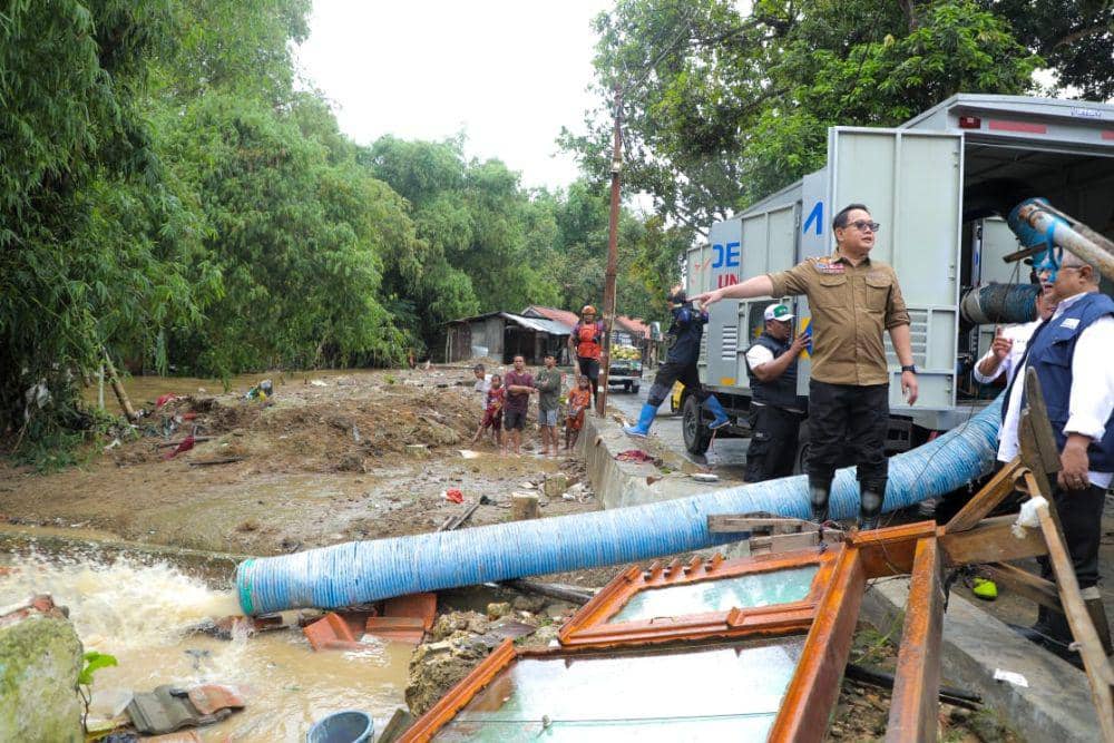Pemprov Jatim Pastikan Banjir Bangkalan Tertangani