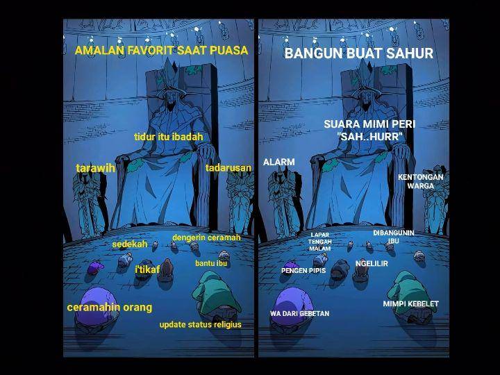 meme kasta tertinggi bulan puasa (dok. pribadi/Iip Afifullah)