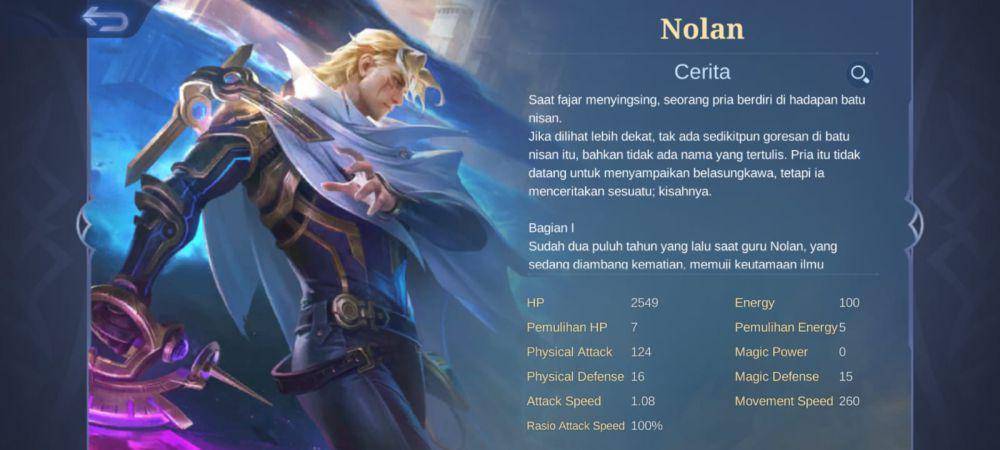hero Nolan di Mobile Legends (dok. Moonton/Mobile Legends: Bang Bang)
