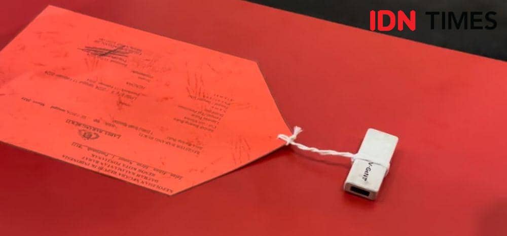 Barang bukti hasil visum Gebby Vesta. (IDN Times/Teri).