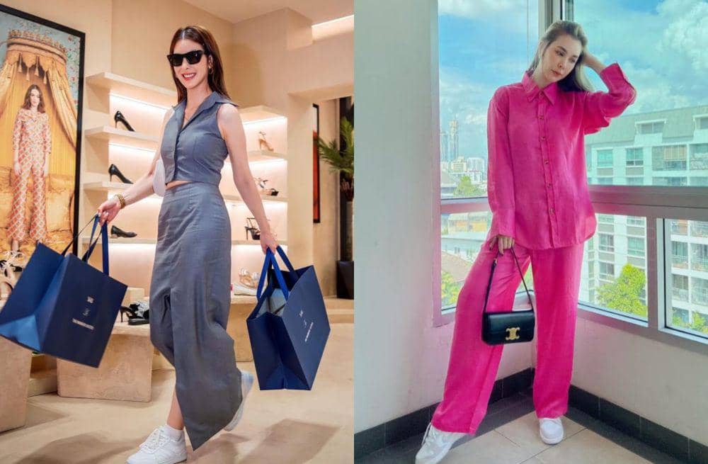 7 Pilihan Outfit Praktis dengan One Set Style ala Bow Benjawan, Chic!