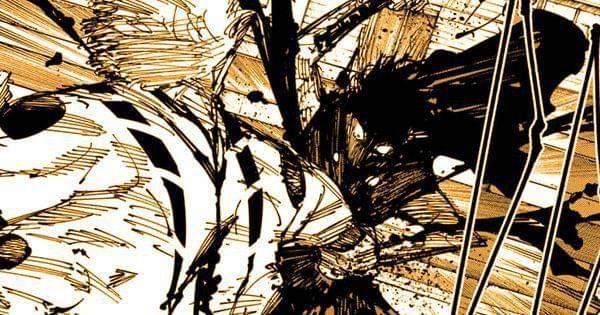 Maki terkena Black Flash ( Dok. Shueisha / Jujutsu Kaisen )