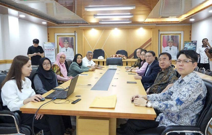Perusahaan asal Korea, Energy Power Cp. LTD tertarik berinvestasi bidang energi dan lingkungan hidup di Kota Medan (Dok. Diskominfo Medan)