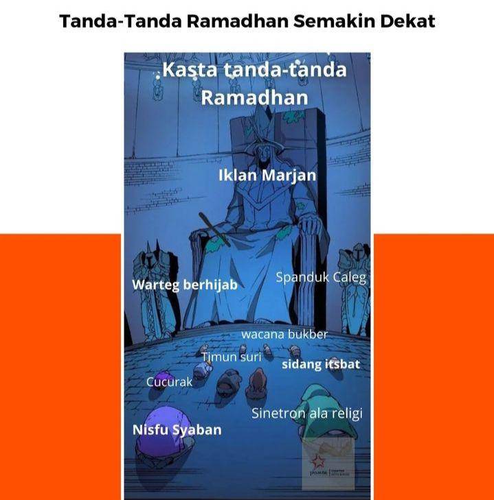meme kasta tertinggi bulan puasa (instagram.com/pksmudabogor)