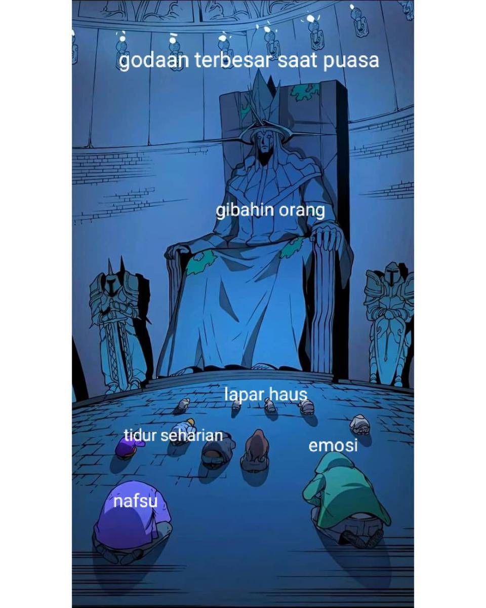 meme kasta tertinggi bulan puasa (dok. pribadi/Iip Afifullah)